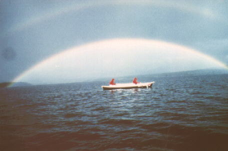 Regenbogen �ber dem Femundsee