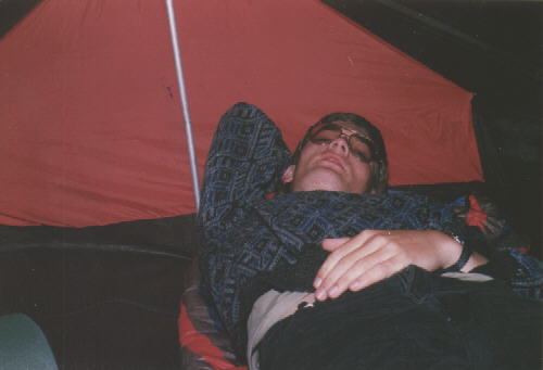 ... und ich liege drin!